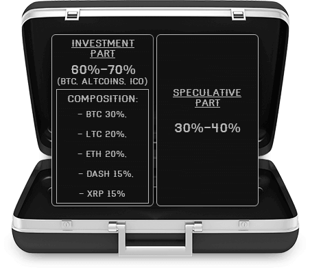 Composition and management of the portfolio's investment part