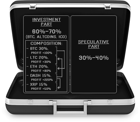 Adjusting the cryptocurrency investment portfolio