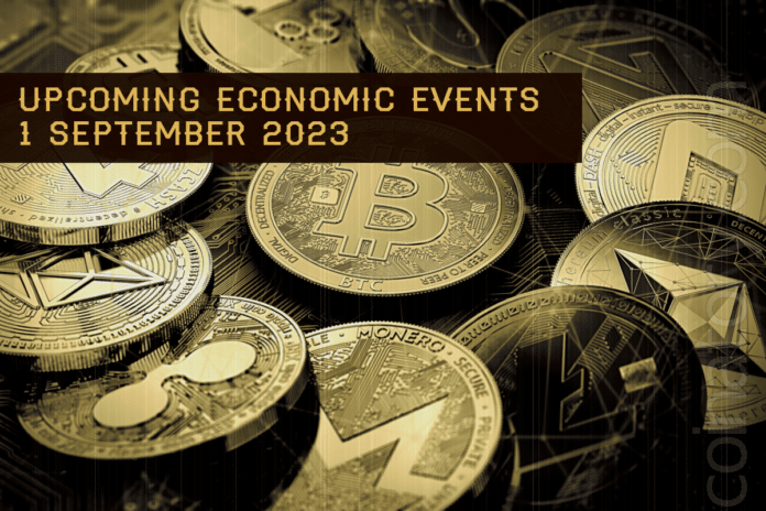 Upcoming economic events 1 September 2023