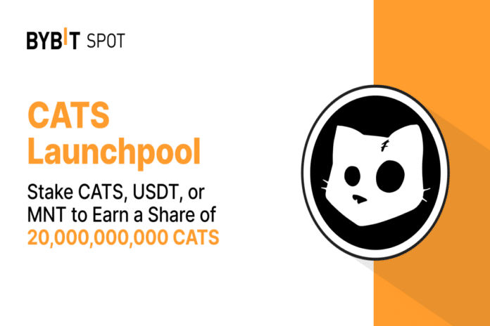 Earn Rewards with СATS Launchpool on Bybit: Stake CATS, USDT, or MNT