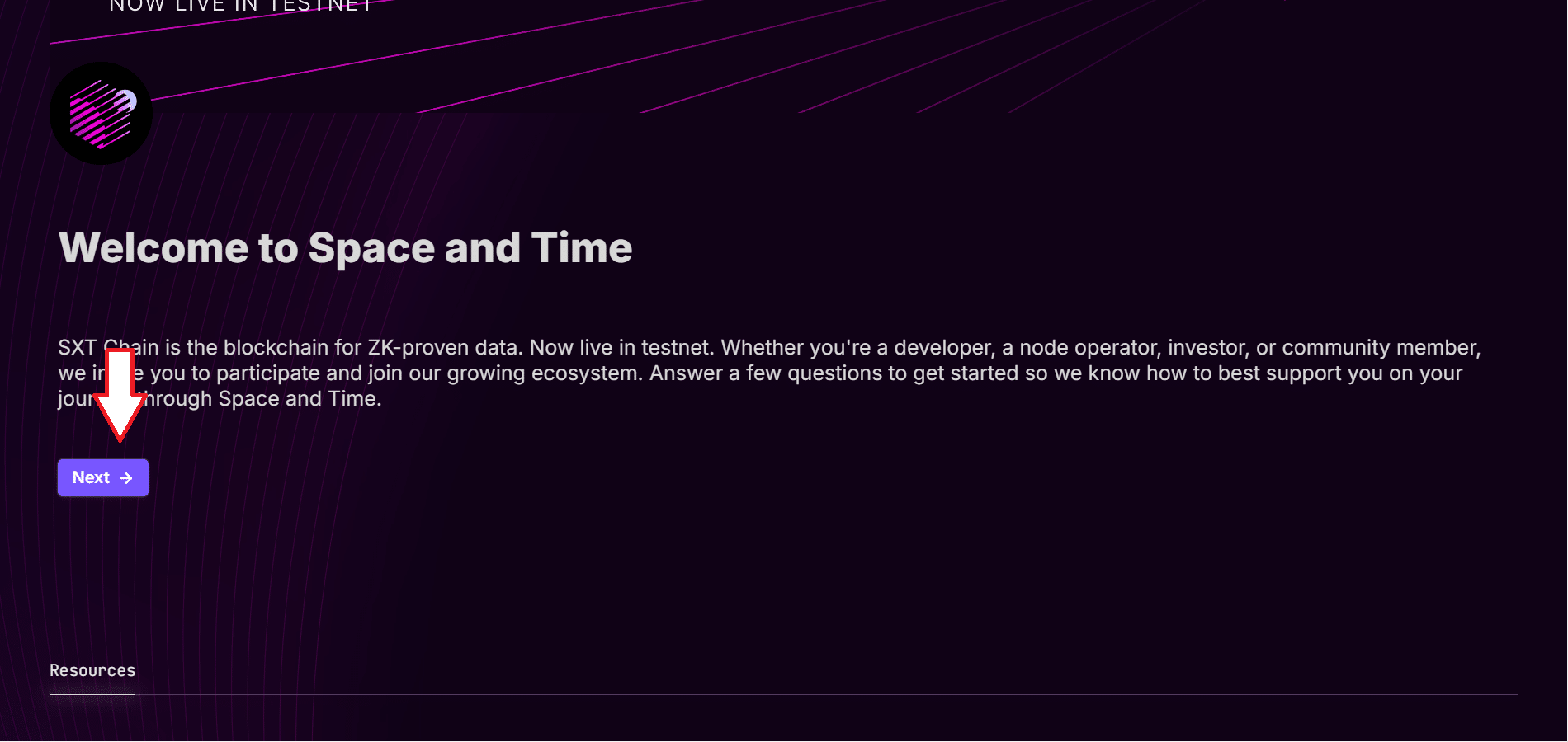 Space and Time Testnet 2