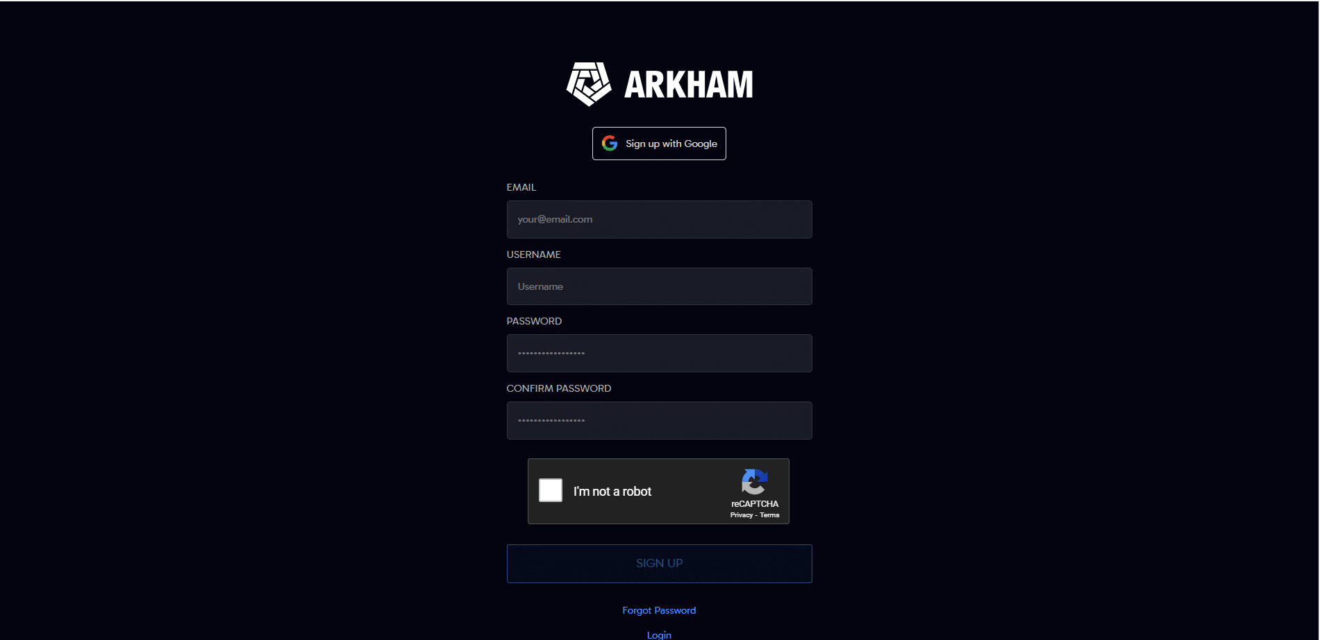 Arkham Airdrop - Coinatory