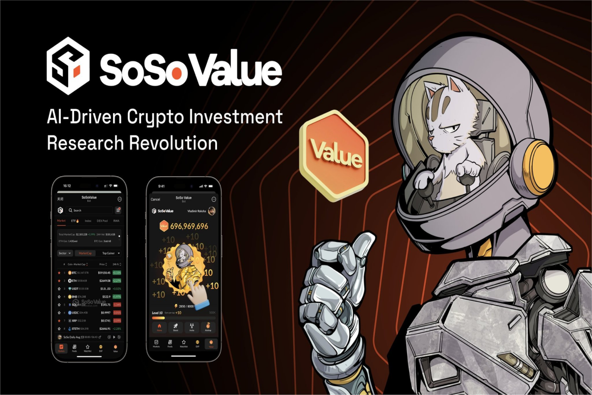 SoSoValue Airdrop Financial Research Platform with a $200M Valuation