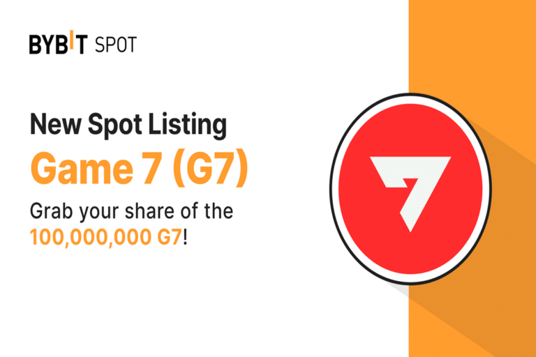 Game7 TokenSplash on Bybit - Earn from 100,000,000 G7 Prize Pool