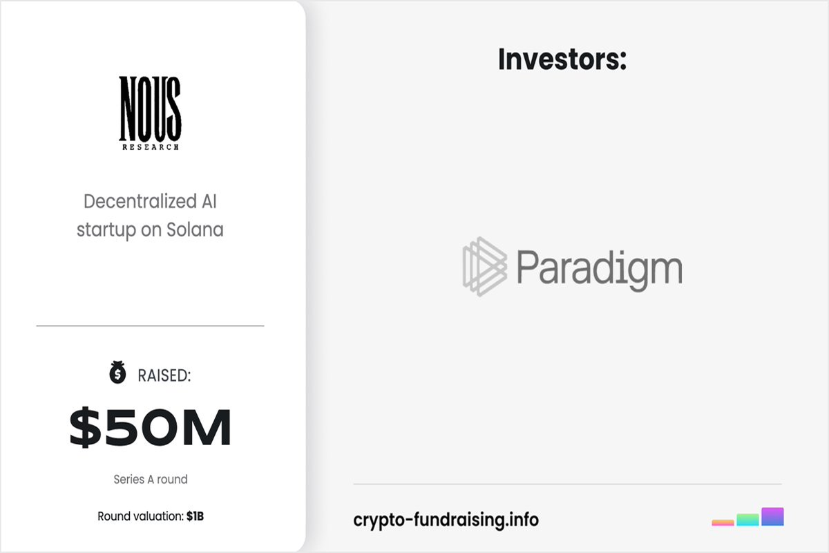 Nous Research Itxaron-zerrenda irekita - 70 milioi dolar bildu dira Paradigm inbertitzaile nagusi gisa