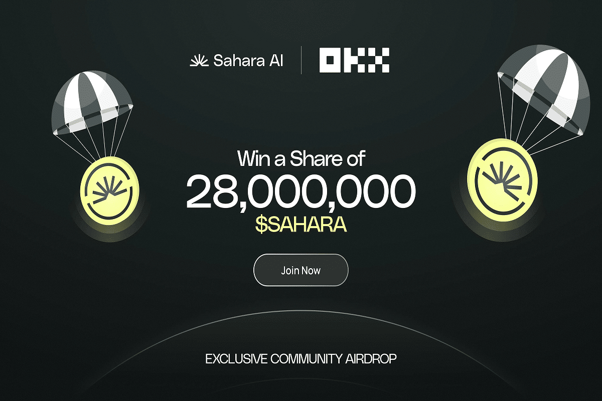 Sahara & OKX Airdrop: Win a Share of 28,000,000 $SAHARA